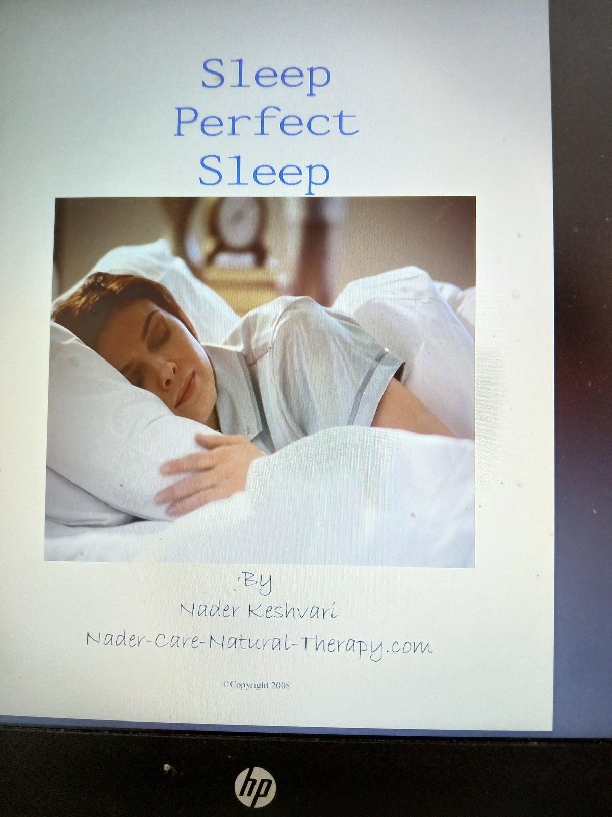 Sleep the Perfect Sleep – Natural, Drug-Free Sleep Guide eBook